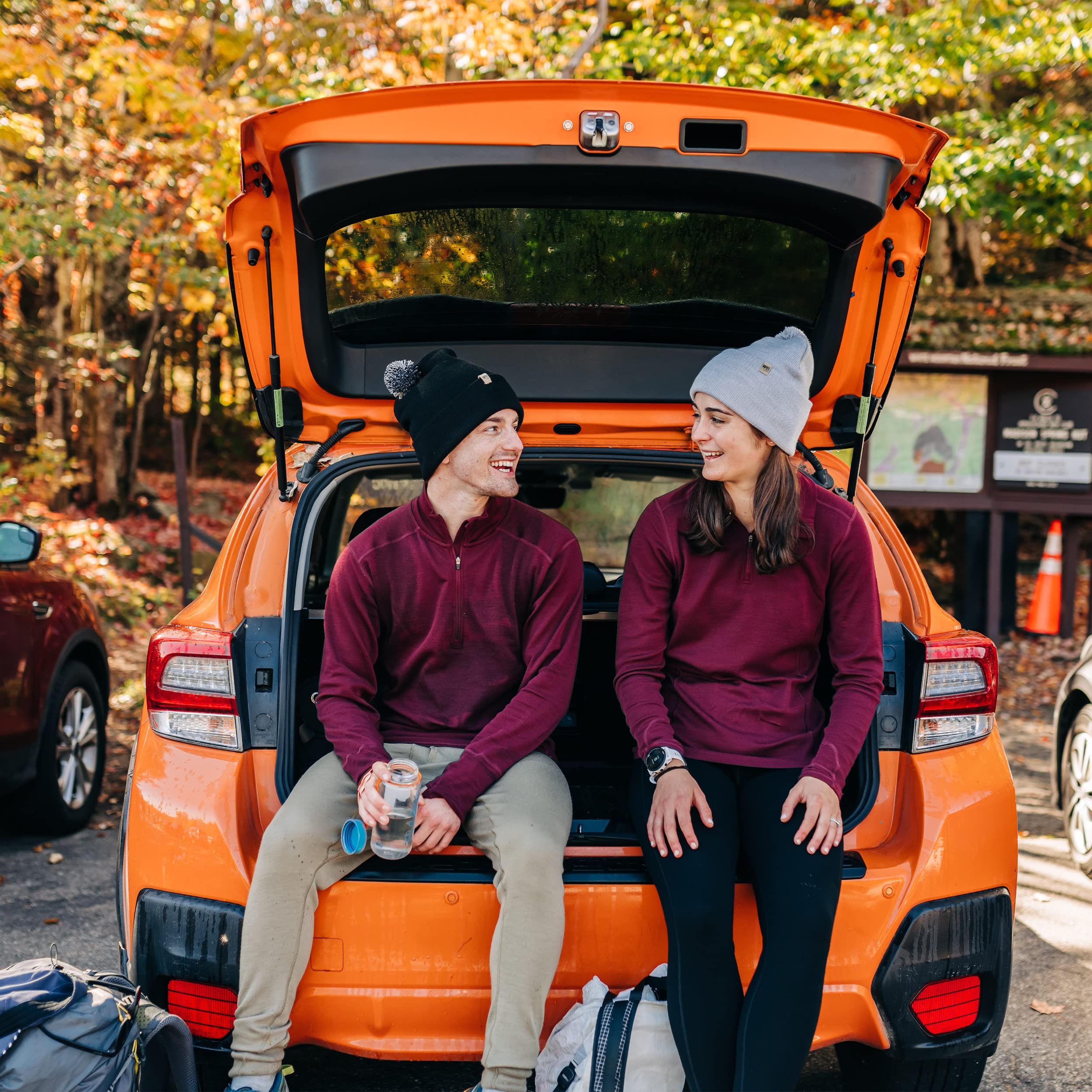 Minus33 merino wool knit cuff detail demonstrates durable cold-weather wear