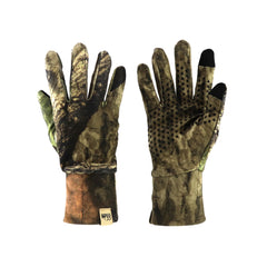 Minus33 Merino Wool Gloves with Mossy Oak pattern offer touchscreen-ready warmth and grip