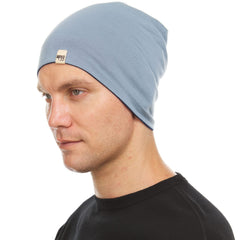 Reversible color option shown on Minus33 Merino Wool Beanie