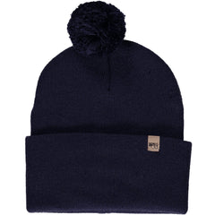 Minus33 midweight merino beanie navy front view for everyday warmth