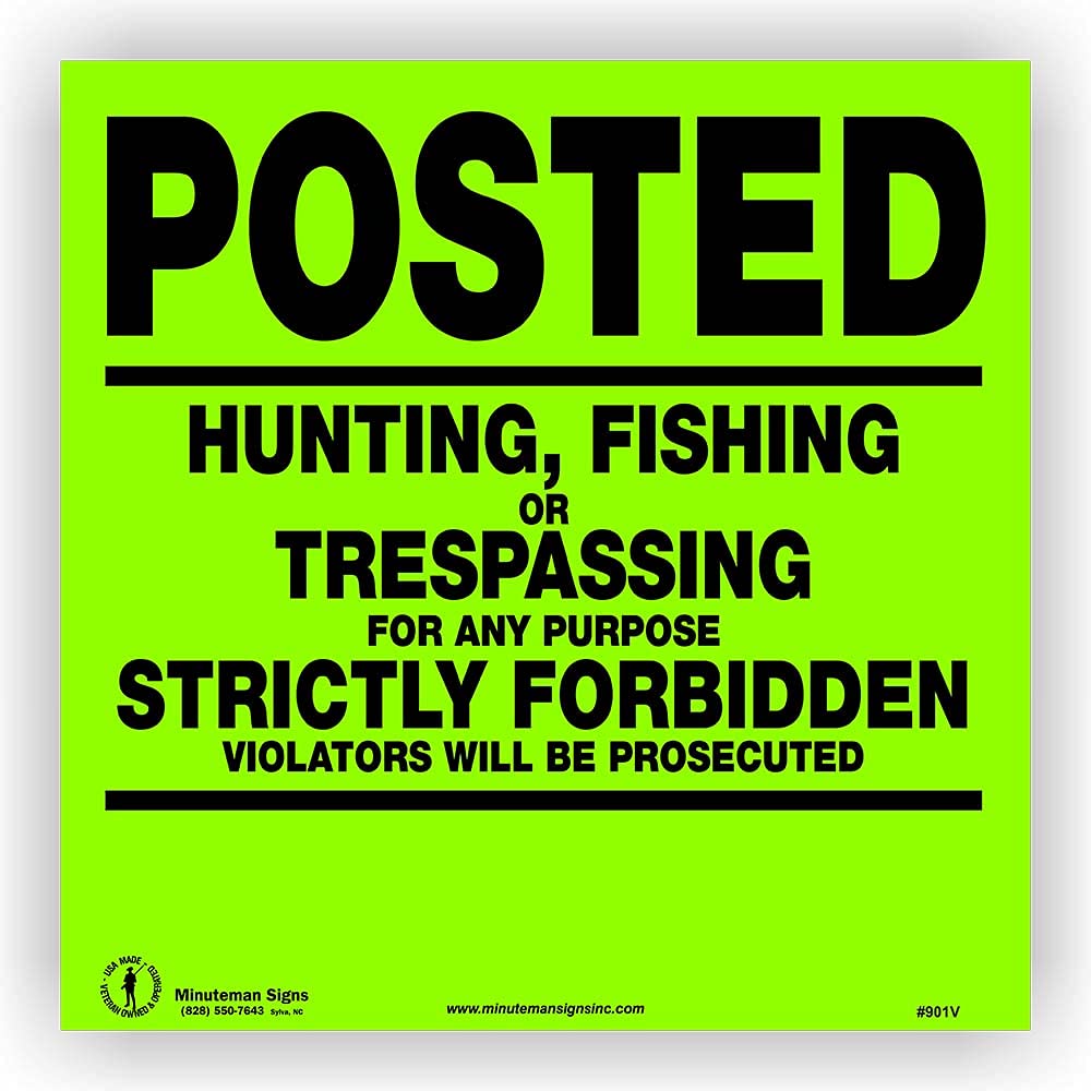 Minuteman Signs No Fishing roll sign graphic clearly communicates rules.
