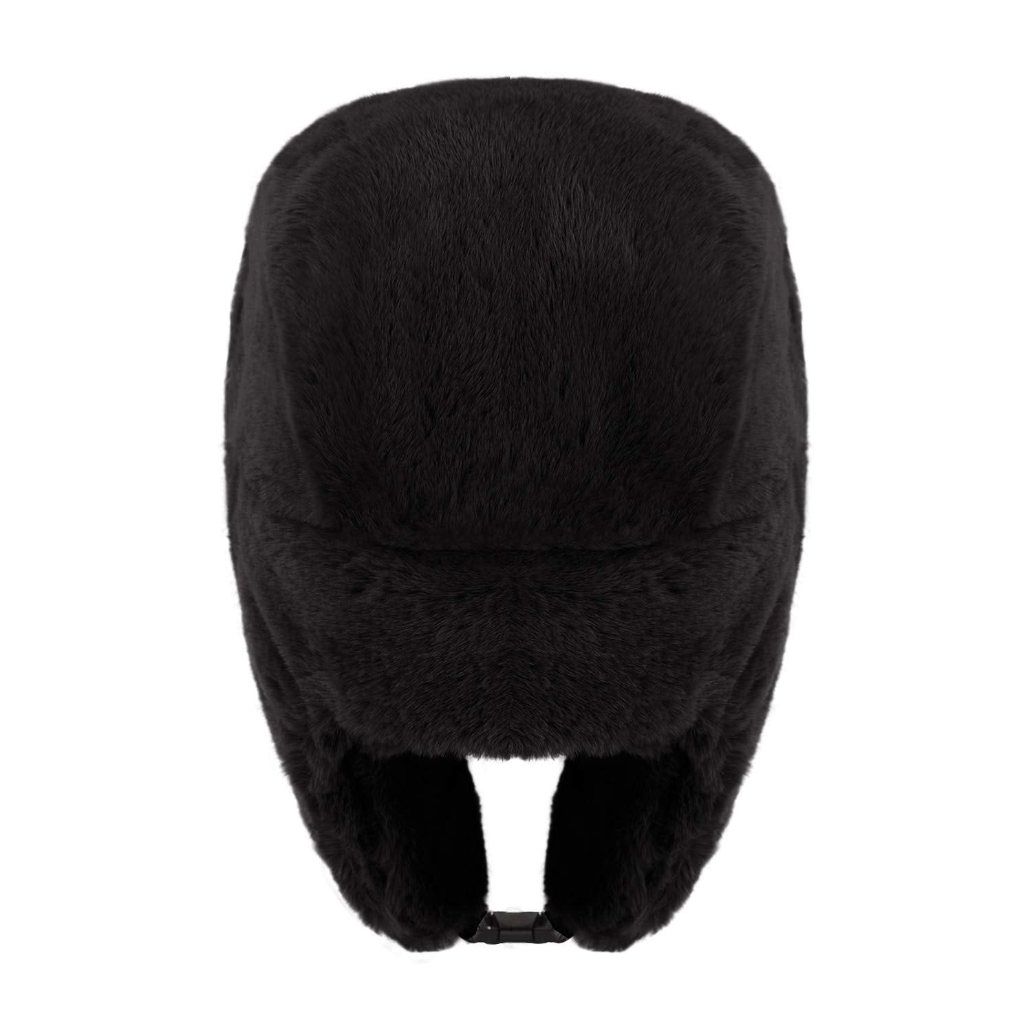 Detail of skin-friendly faux fur trim