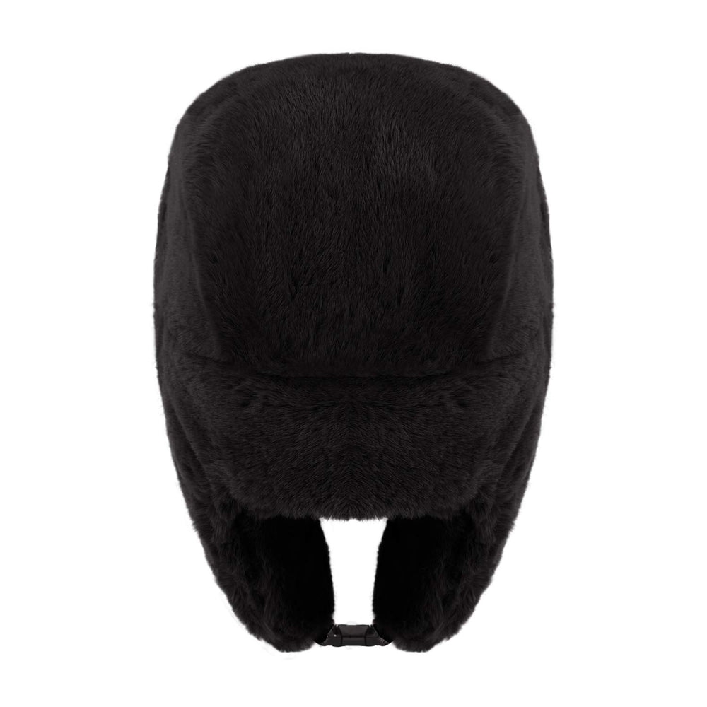 Detail of skin-friendly faux fur trim