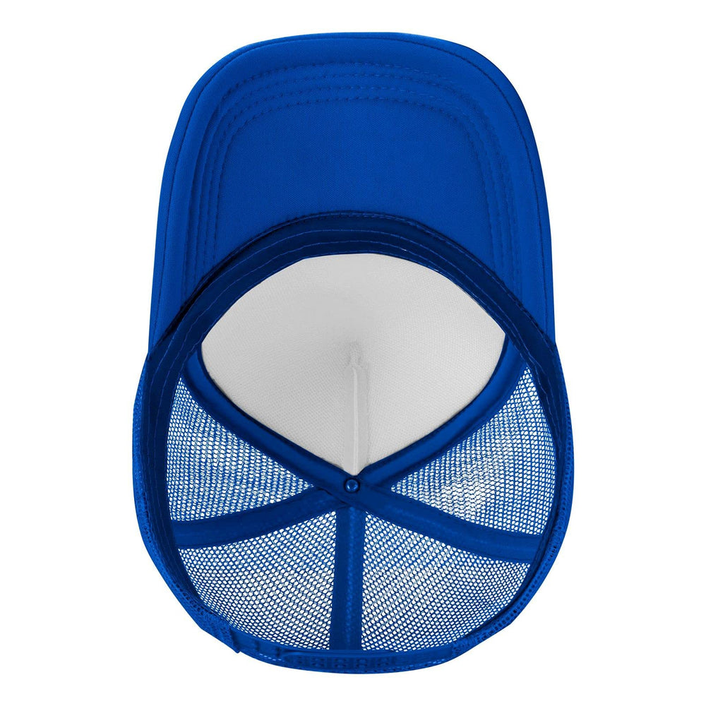 Miowjals adjustable buckle cap blue—easy size adjustment for everyone.