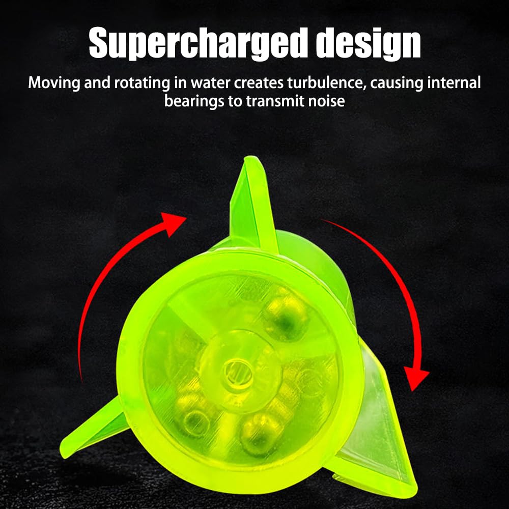 Plastic noisy bead sound tube with stainless steel balls