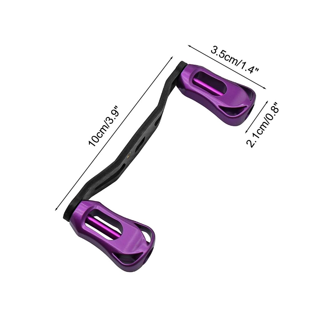 Black MiOYOOW reel handle attached to a baitcasting reel