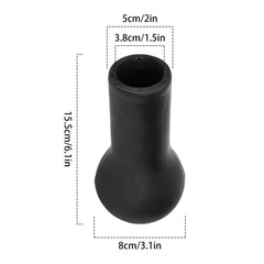 Butt cushion attached to fishing rod on a boat