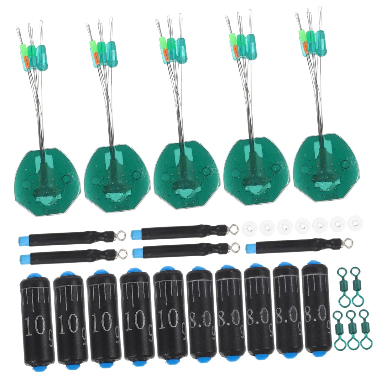 Mipcase 1set fishing set box with lures organized for trips