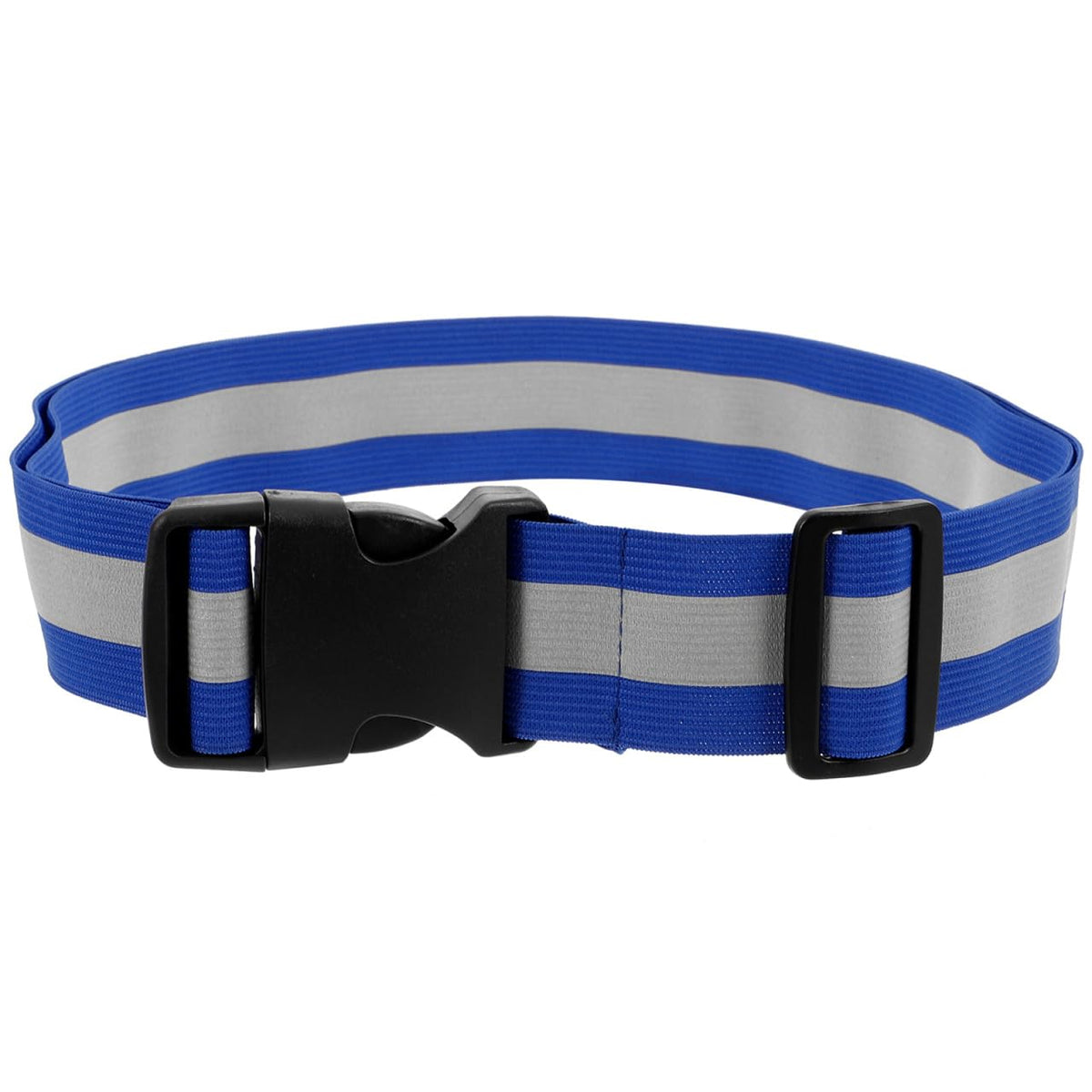 Mipcase adjustable reflective running belt worn at the waist for improved night visibility.