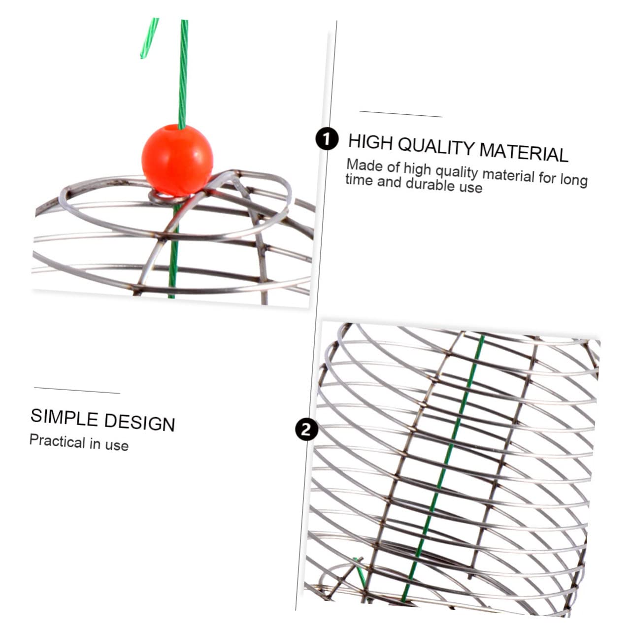 Mipcase bait cage ready-to-use basket suitable for shore or boat use