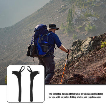 Mipcase Cane Wrist Strap double-protection design prevents pole slippage.