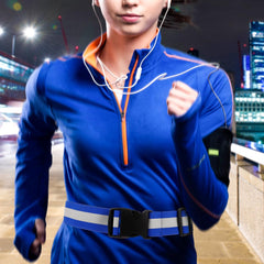 Mipcase elastic running strap with adjustable fit stays securely in place.