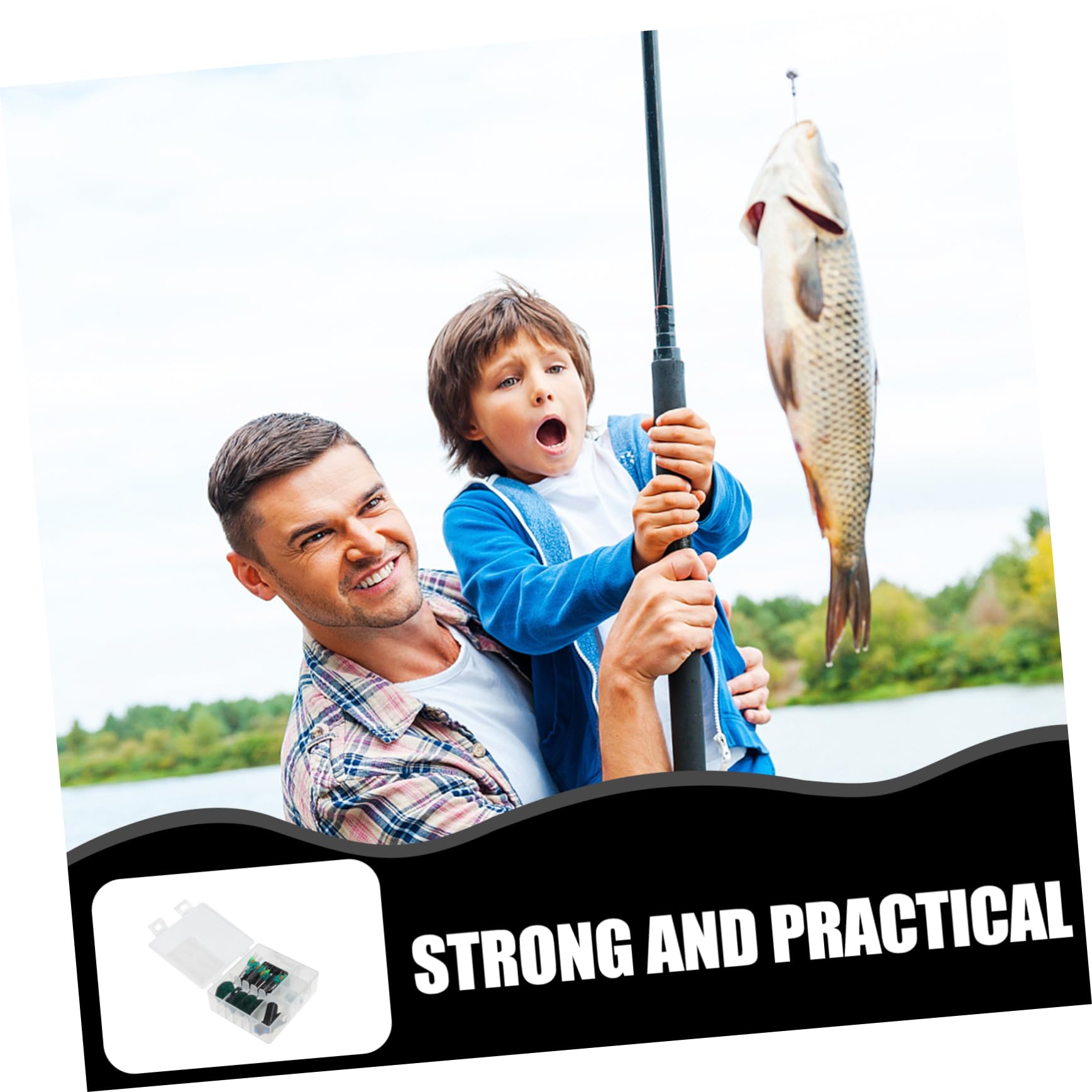 Mipcase fishing accessories floats close-up showing precise float design