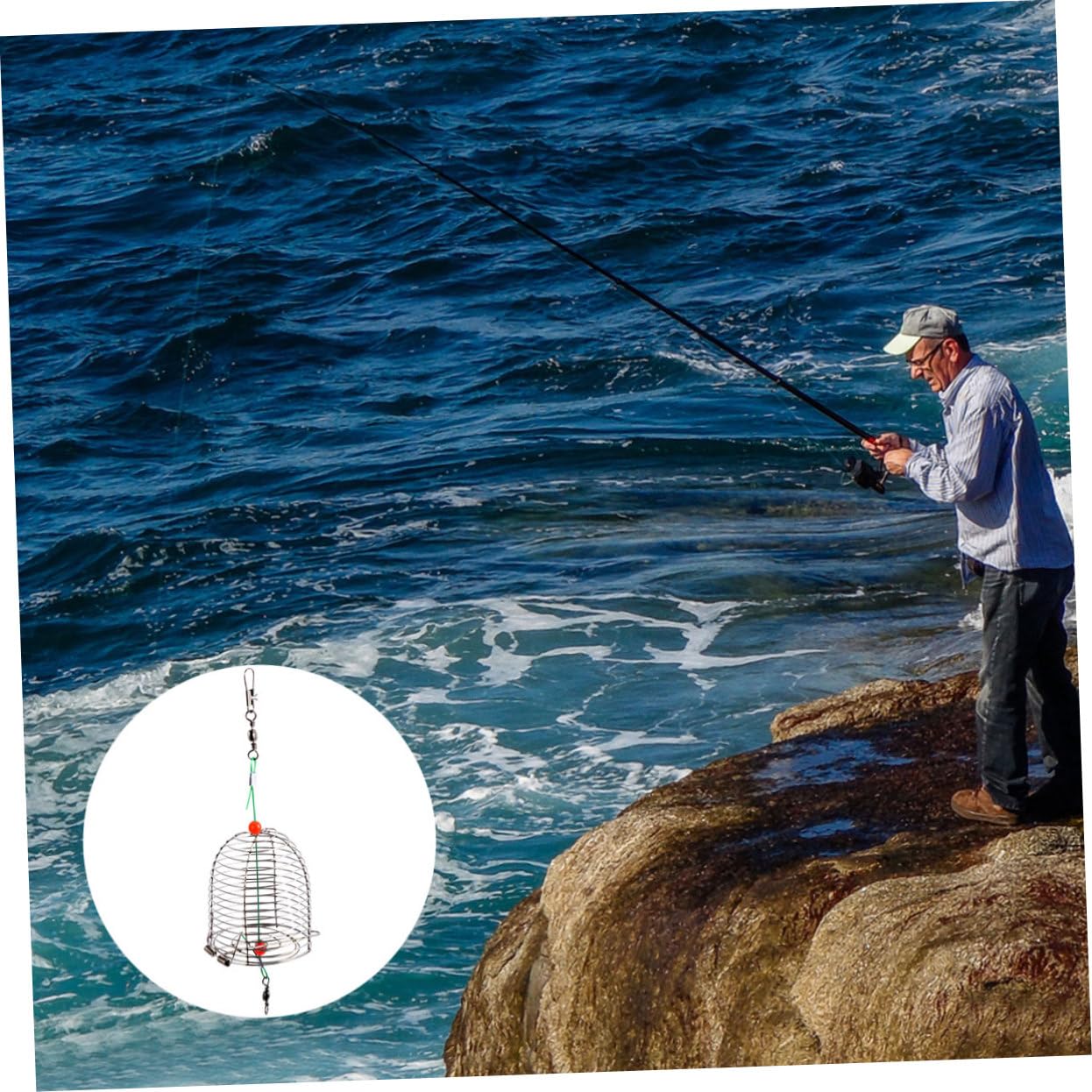 Mipcase stainless steel bait cages built to last in saltwater use