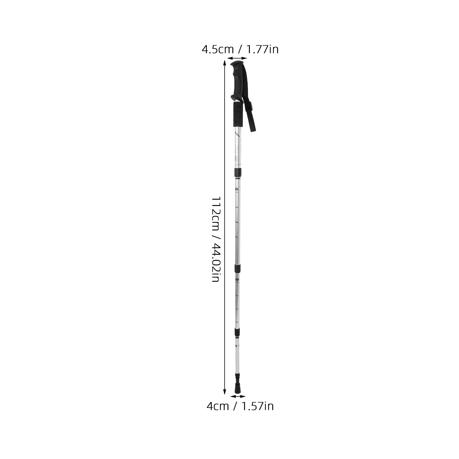 Mipcase trekking pole anti-slip tip delivers reliable traction on uneven surfaces.