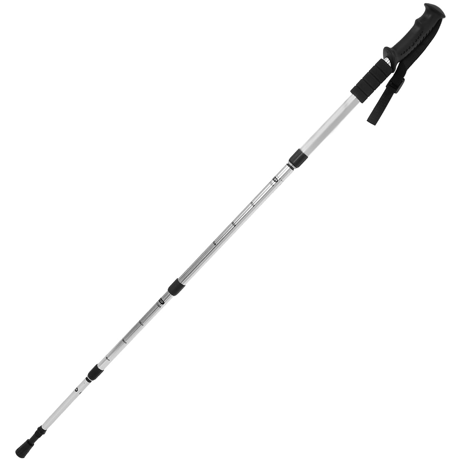Mipcase trekking pole extended length for versatile reach on steep ascents.
