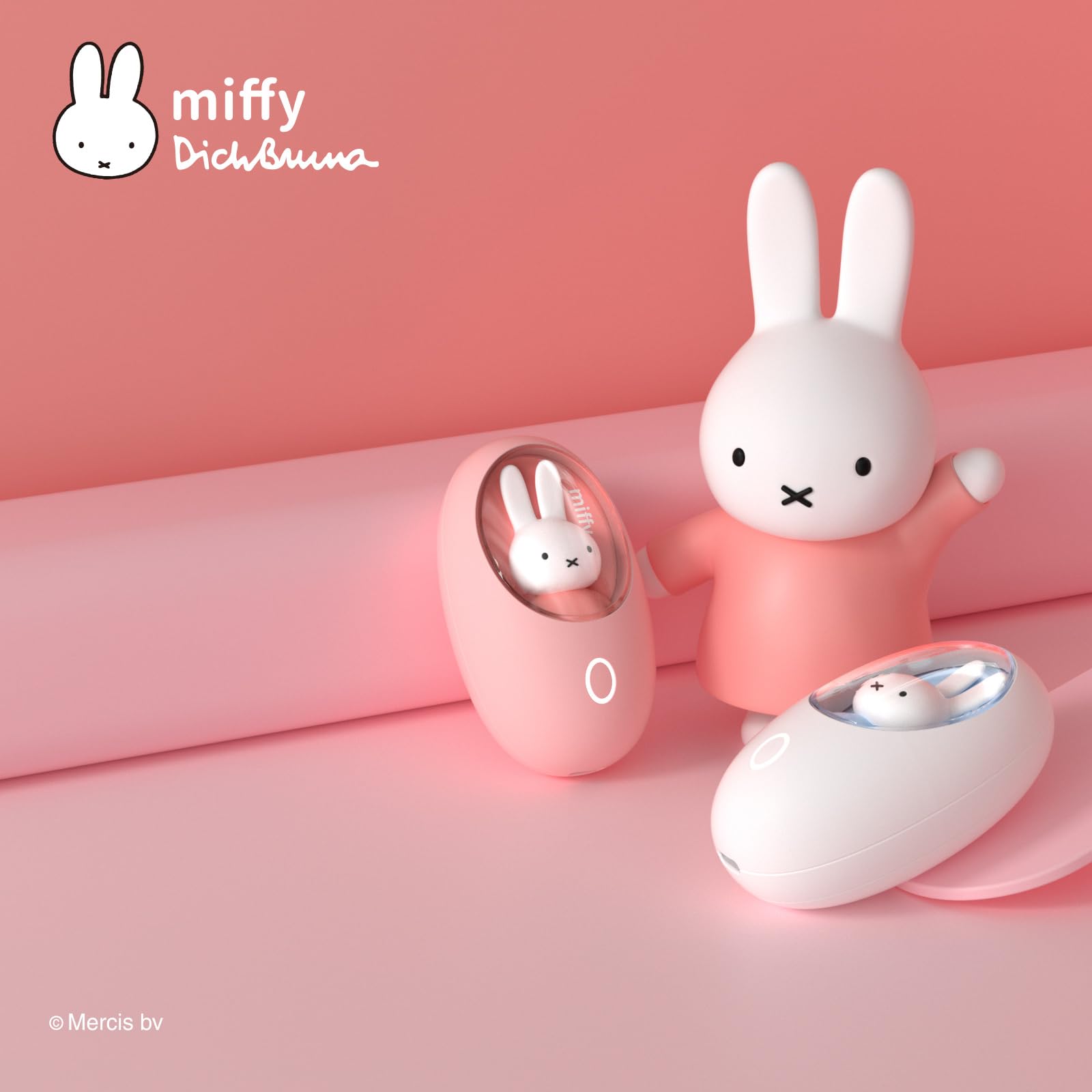 MIPOW Miffy Egg with strap portable design for on-the-go warmth