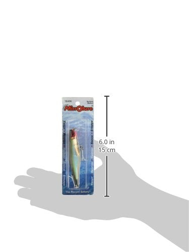 Mirrolure Mirromullet side view highlights a lifelike mullet profile for realistic presentation.