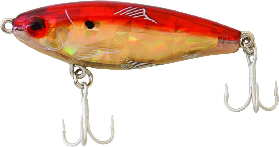 MirrOLure 17MR-NP closeup shows detailed hook and finish for increased lure appeal.