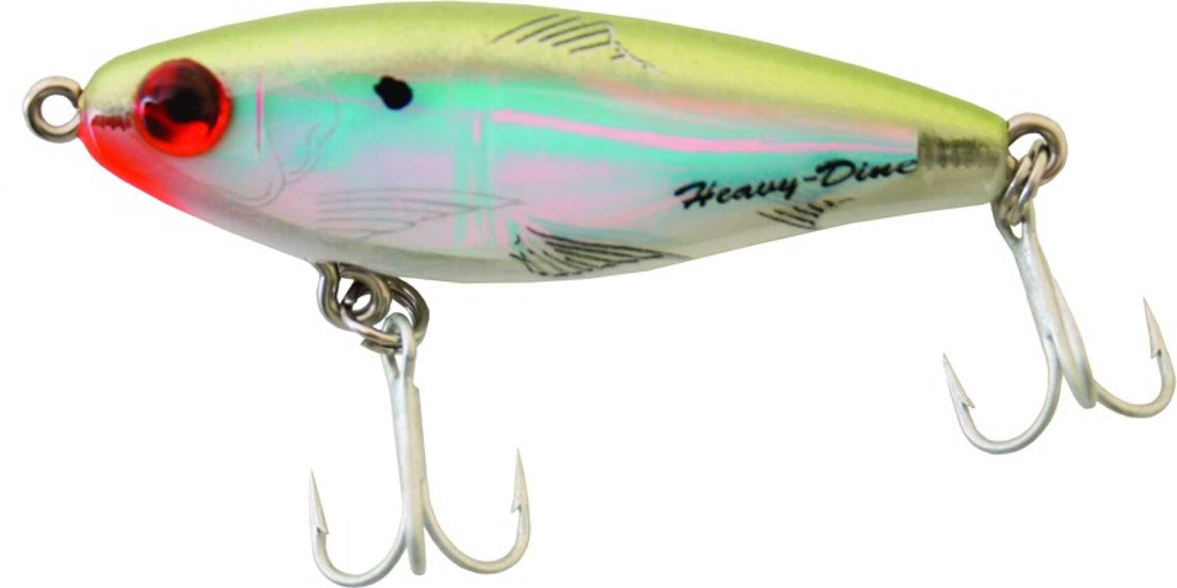 MirrOLure 18MR-49 sinking twitchbait in Bay Green/PRL/Silver for offshore and inshore gamefish.