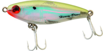 MirrOLure 18MR-49 sinking twitchbait in Bay Green/PRL/Silver for offshore and inshore gamefish.