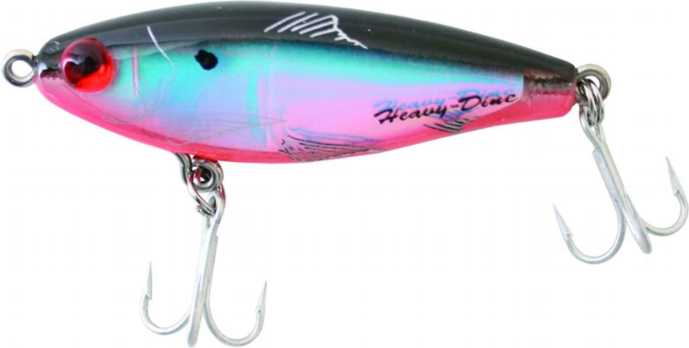Mirrolure 18MR-808 Heavy Dine lure with bright finishes for long-range strike detection.