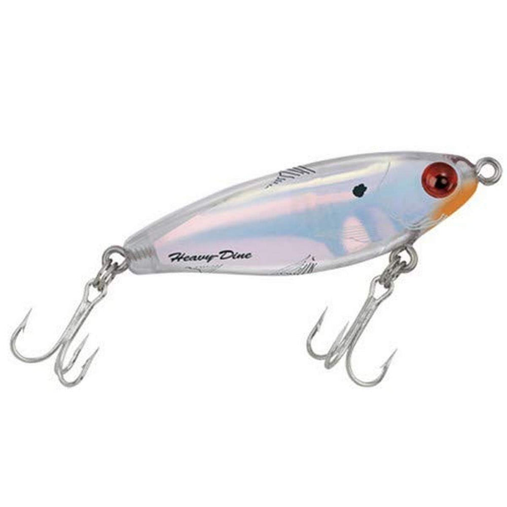 MirrOLure 18MR-S Heavy Dine lure in silver lum/clear boosts visibility for big-game angling