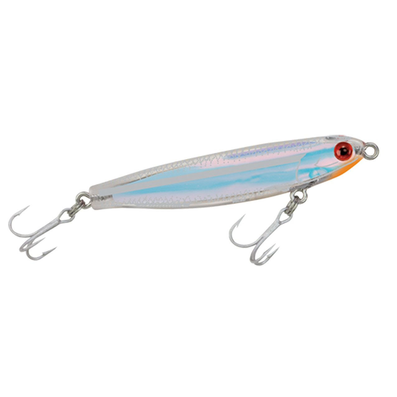 MirrOLure Mirrominnow suspending twitchbait in silver lum finish for long-range visibility and realism