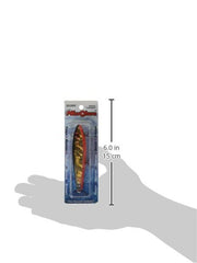 Close-up of Mirrolure S52MR-808 S3 Sinkin Twitchbait showing Black, Orange, and Silver finishes