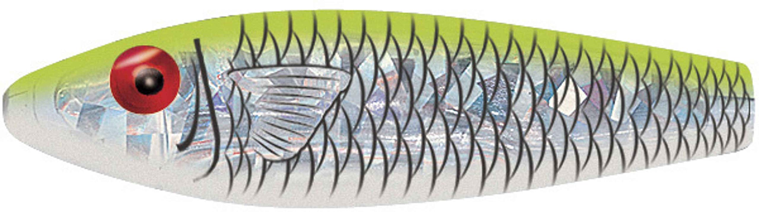 Mirrolure S52MR-CFPR S3 Sinkin Twitchbait in black-prl-silver for lifelike action and enticing gamefish