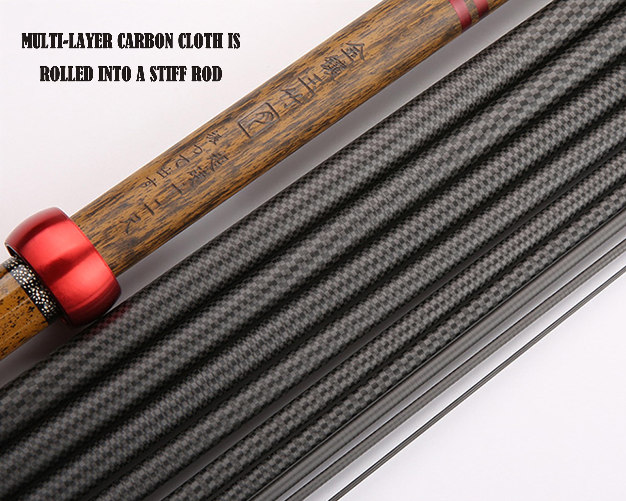 Mirrorever compact creek-rod demonstrates 18-inch retraction for tight creeks.