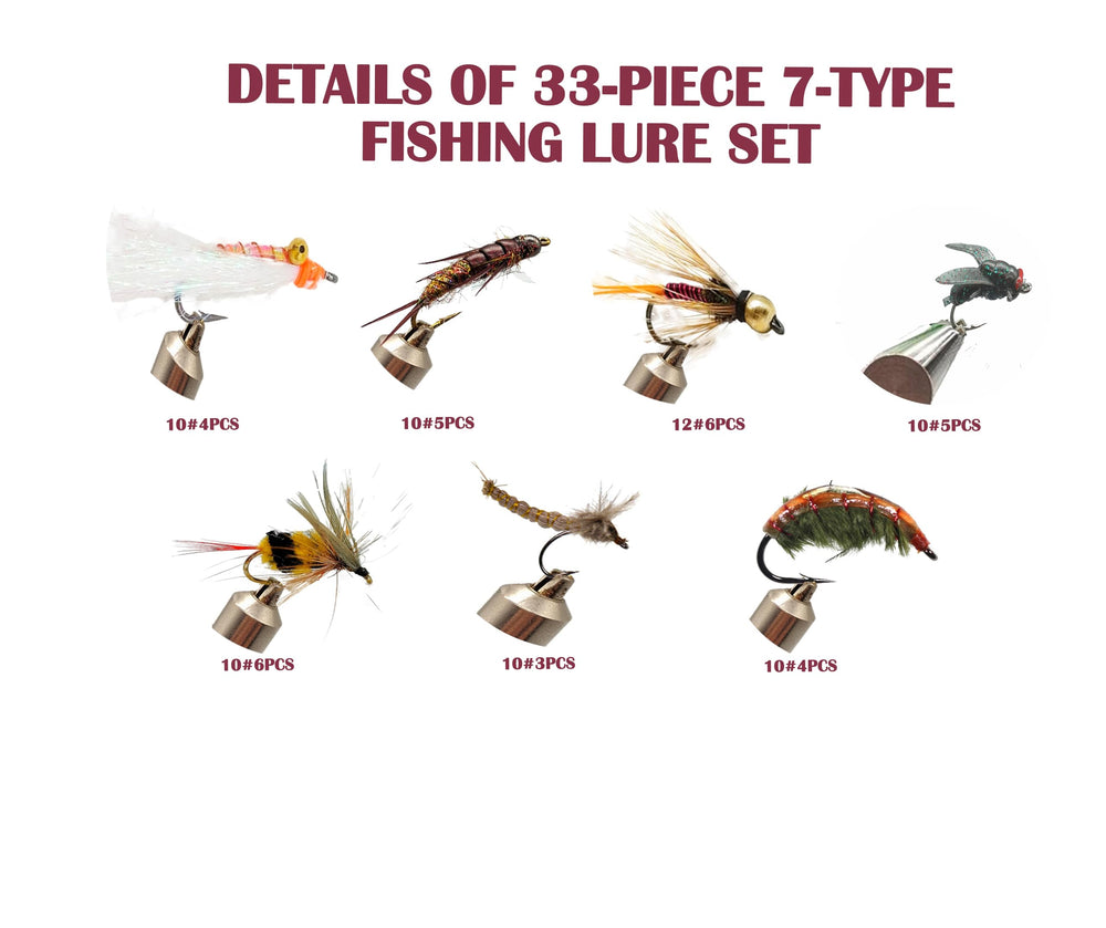 Mirrorever dry flies close-up showing lifelike patterns for trout and bass.