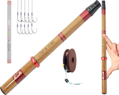 Mirrorever telescopic rod kit in full setup for versatile stream fishing.