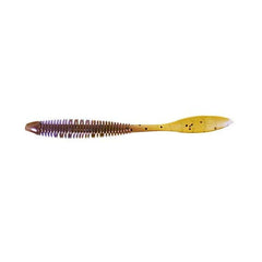 Missile Baits Bomb Shot 4-inch ribbed drop shot worm for bass with subtle shimmy