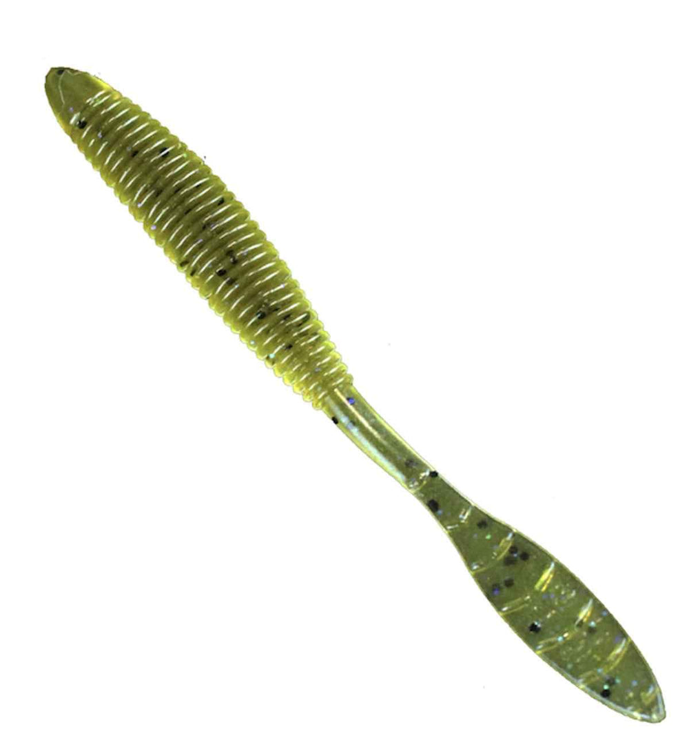 Missile Baits Bomb Shot Goby Bite 4-inch drop shot worm with shimmying action for bass