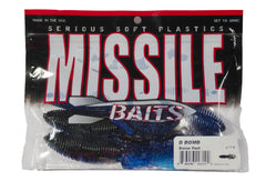 Missile Baits D Bomb Bruiser Flash tail action boosts slow sinking and enticing movement