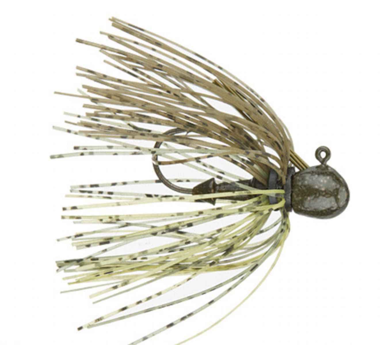 Missile Baits Ike's Micro Jig close-up, compact finesse jig for spinning gear and light line