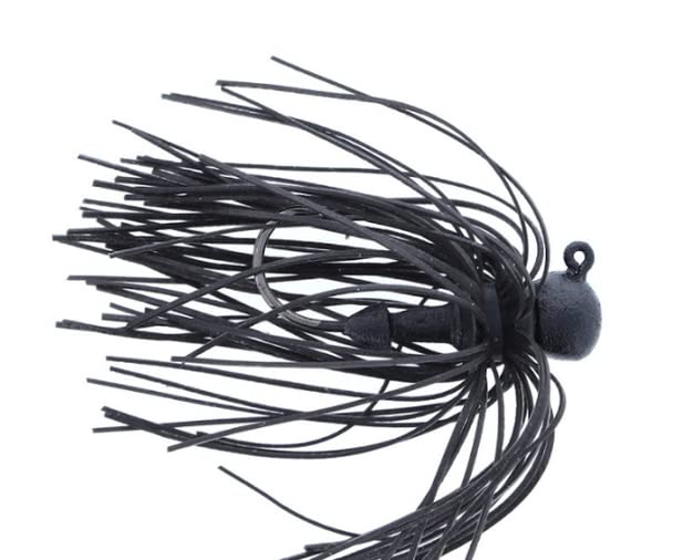 Missile Baits Ike's Micro Jig head and skirt showing lifelike color matching for bass prey.