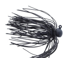 Missile Baits Ike's Micro Jig head and skirt showing lifelike color matching for bass prey.
