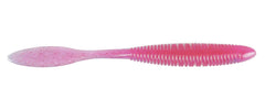 Missile Baits MBBS4-PNKL Pinkalicious Bomb Shot pink worm for versatile horizontal fall action
