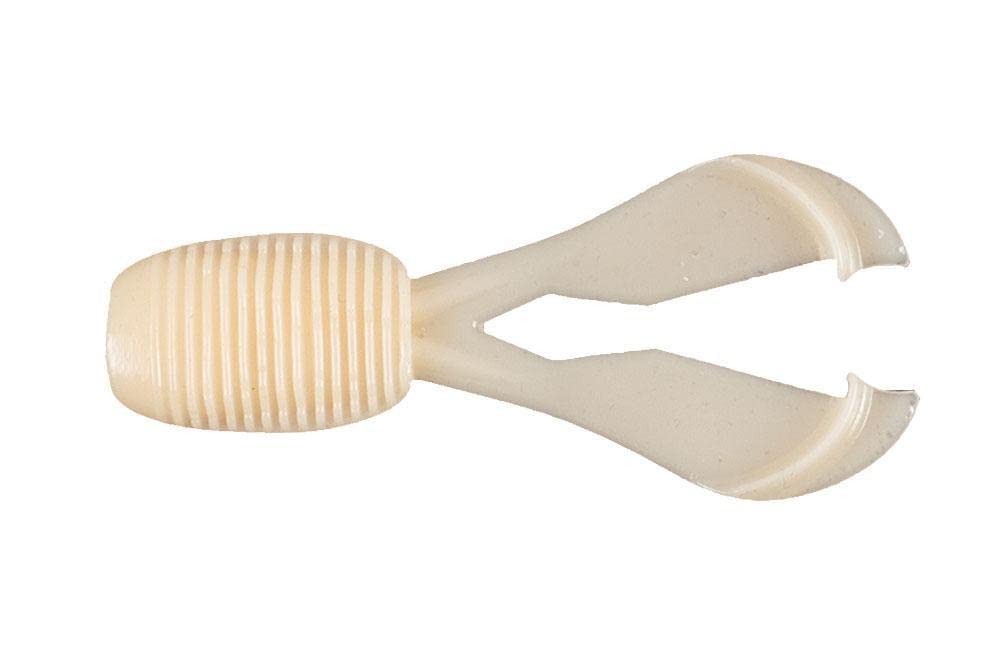 Missile Baits MBMDC Bone Mini D Chunk on a jig, two flappers boost action and skip.