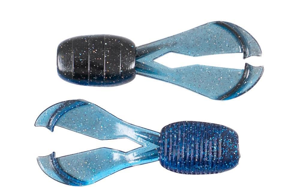 Missile Baits MBMDC-BRF Mini D Chunk Bruiser Flash with two flappers for enhanced jig action