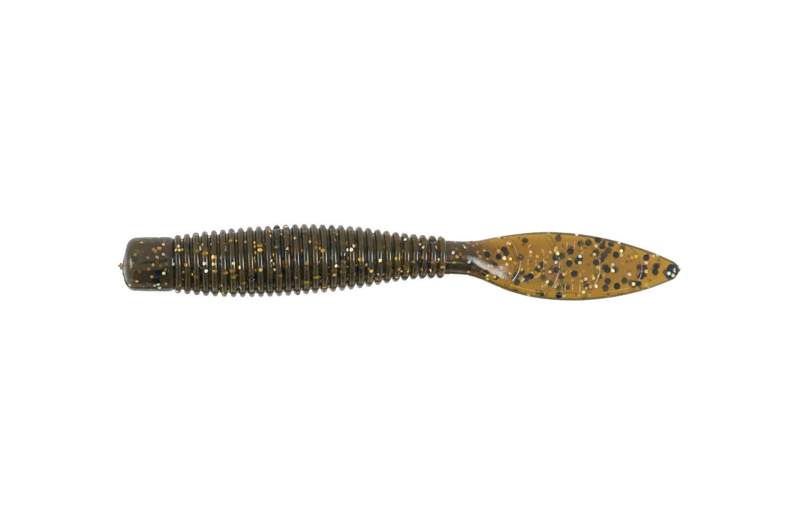 Missile Baits Ned Bomb 3.25-inch ribbed Ned Rig worm ready for bass fishing