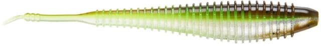 Missile Baits Spunk Shad 3.5-inch Green Pumpkin Delight with lifelike gliding action for bass.