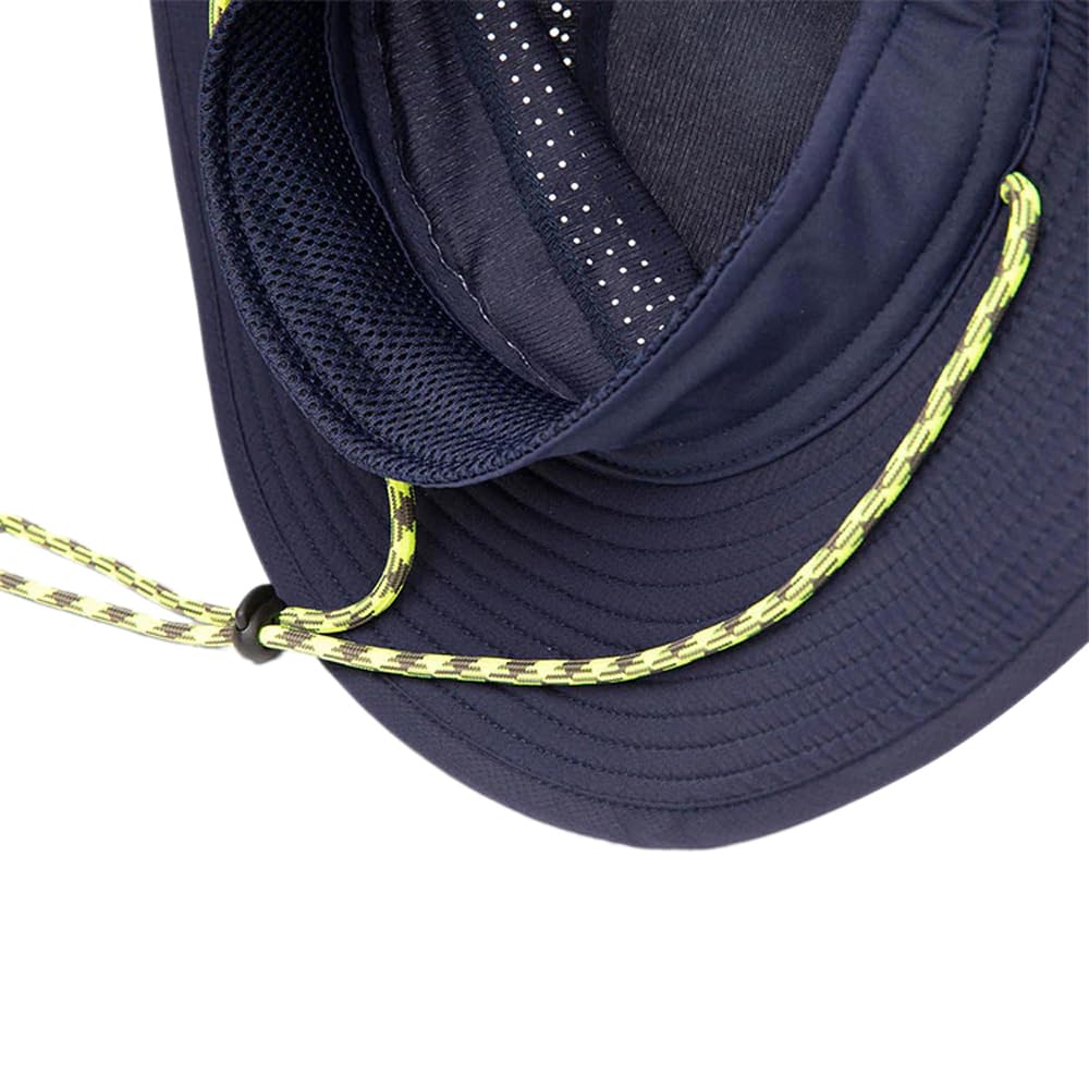 Mission Cooling Anywhere Boonie Hat navy, packable design, easy to stash during trips.
