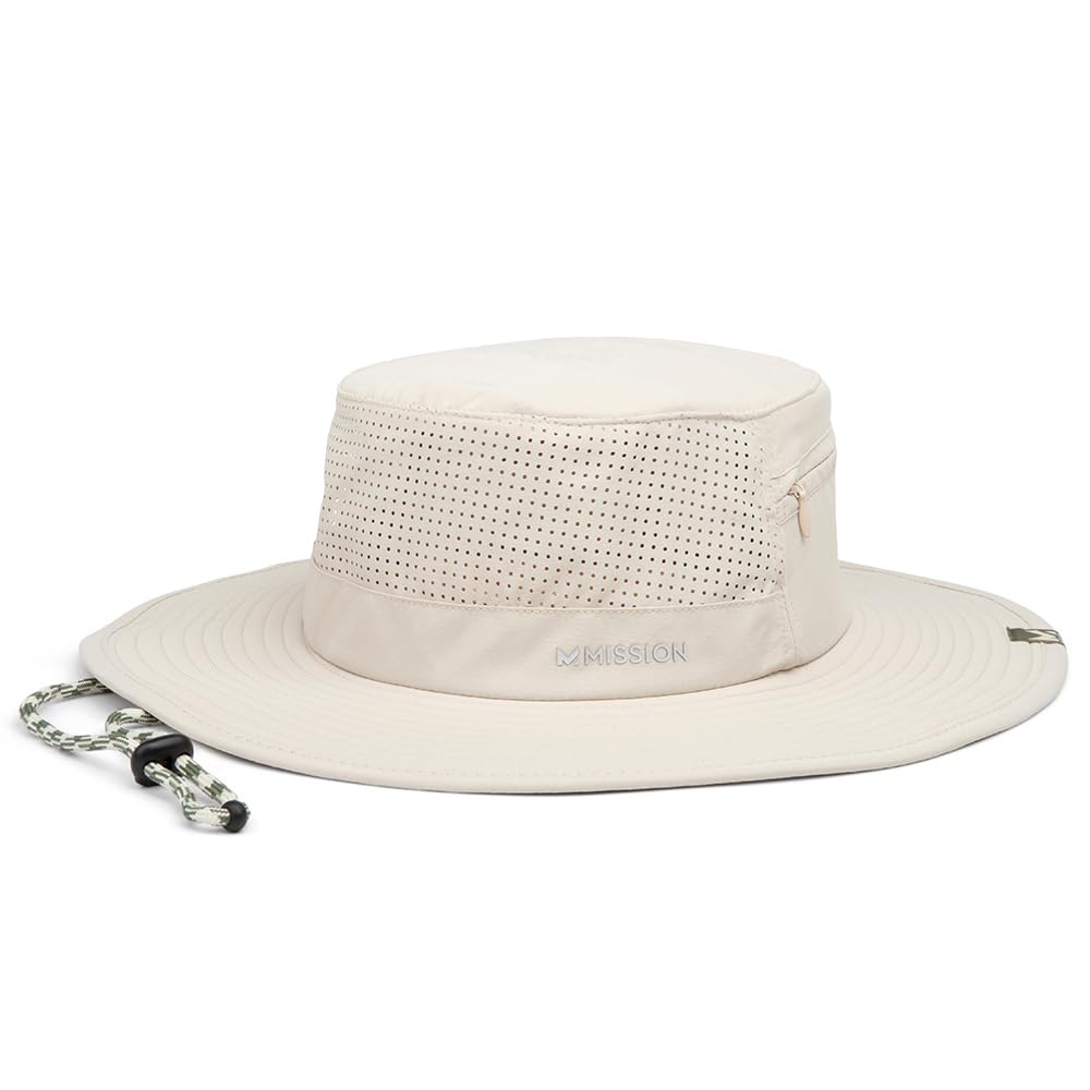 MISSION Cooling Anywhere Boonie Hat provides wide brim shade for outdoor comfort