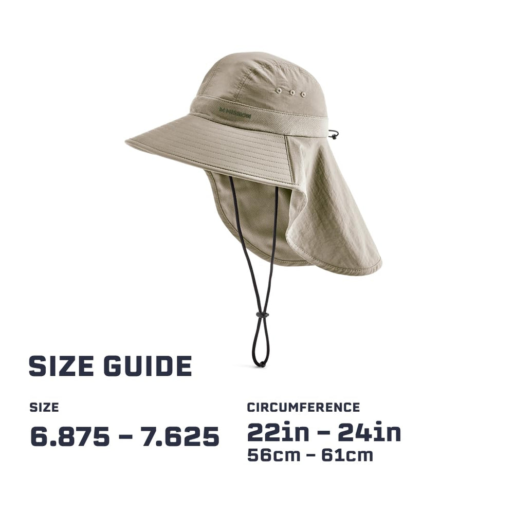 MISSION Cooling Sun Defender Hat is machine washable for easy care