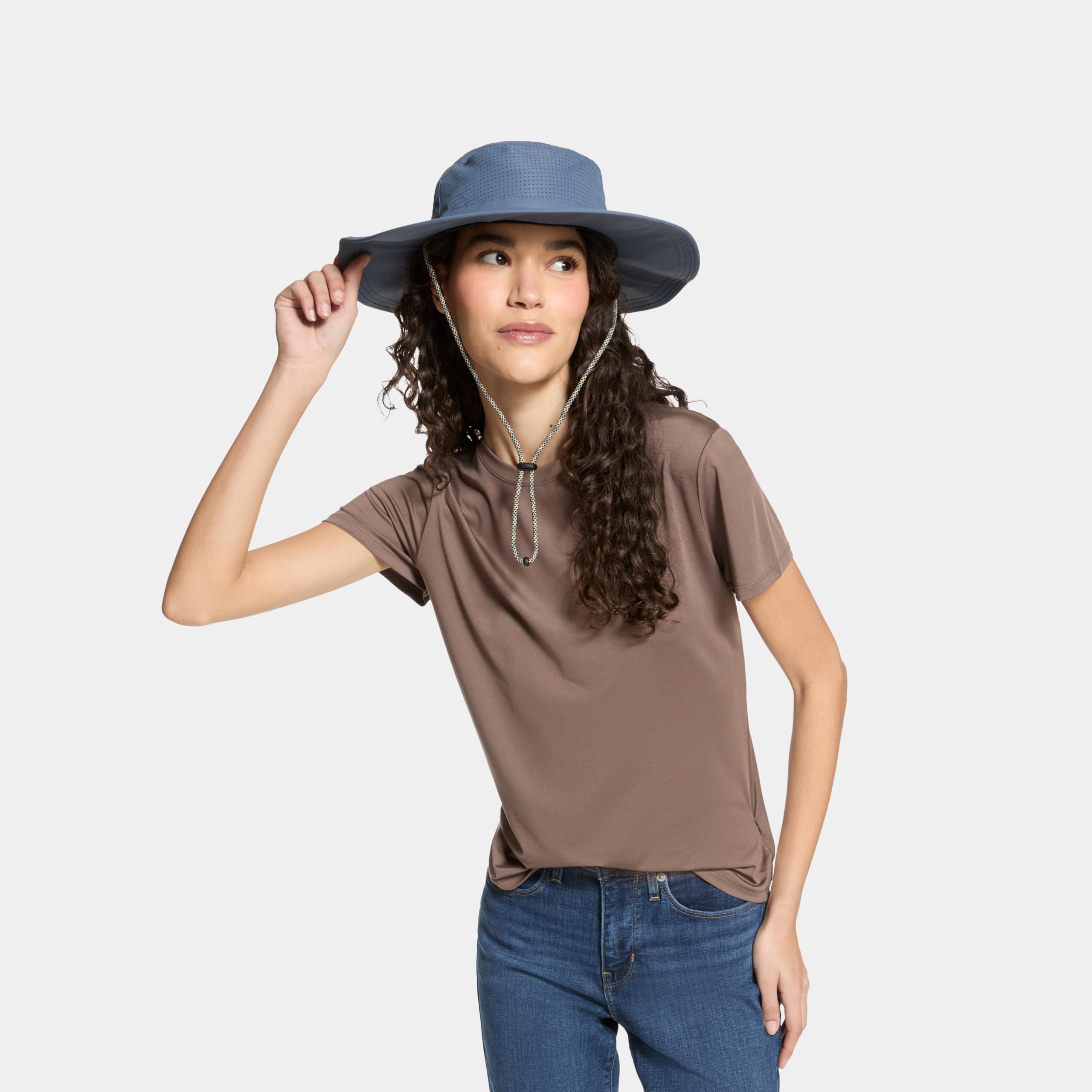 MISSION Cooling UPF Boonie Hat unisex fit suitable for hiking, fishing, beach outings