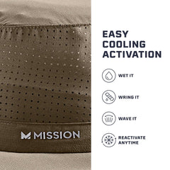 MISSION Boonie Hat features a unisex fit for all-day comfort outdoors.
