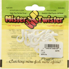 Mister Twister 1" Lil Bit White LB20-1 fishing lure